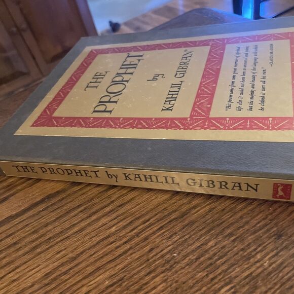 THE PROPHET by Kahlil Gibran 1978 Hardcover w/ Slipcase Box Deluxe Edition Knopf - Picture 4 of 10